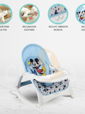 Silla Mecedora para Bebés «MICKEY MOUSE»