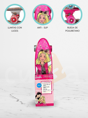 Skateboard BARBIE 22″ para Niños «PENNY»