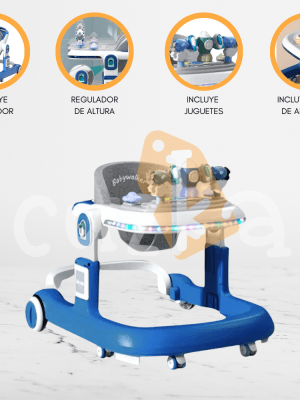 Andador Empujador para Bebé «WALKER» Blue