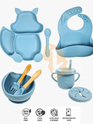 Set de Platos de Silicona «PIATTO» Blue