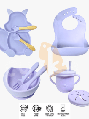 Set de Platos de Silicona «PIATTO» Purple