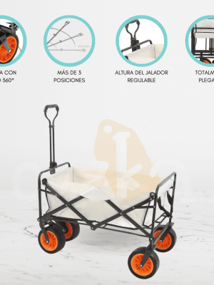 Carro de Carga Multiusos «CARRELLO» Beige