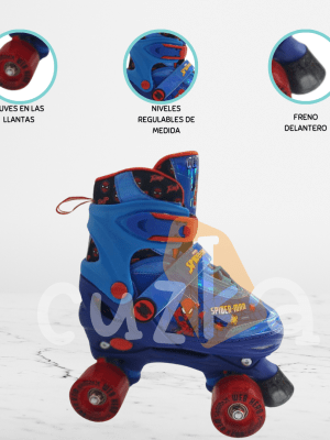 Patines Graduables para Niño «SPIDERMAN» Licenced