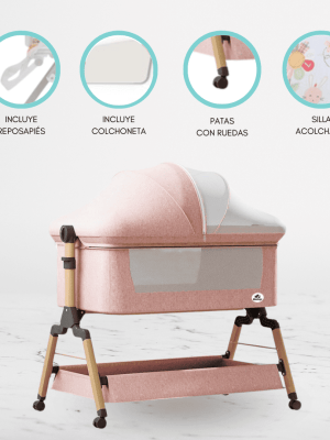 Cuna Colecho para Bebé INFANTI «COZY» Pink