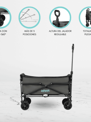 Carrito Plegable Organizador INFANTI Black