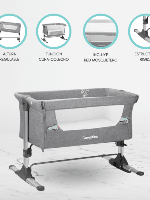 Cuna Colecho para Bebé CARESTINO «MADISON» Gray