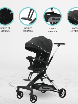 Coche Deportivo para Bebé «MONTAGE» Black