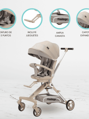 Coche Deportivo para Bebé «MONTAGE» Khaki