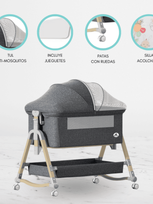 Cuna Colecho para Bebé «NEST» Gray
