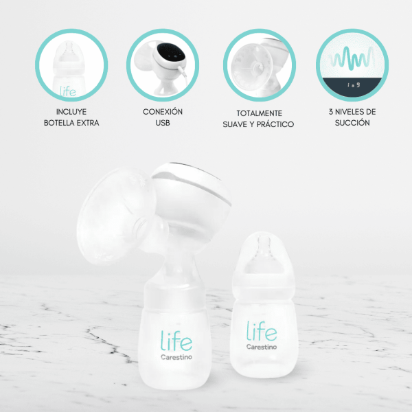 Extractor de Leche Eléctrico CARESTINO «POCKET» con batería