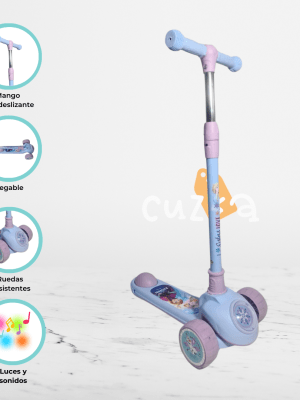 Scooter Plegable para Niños «FROZEN» C/Luces