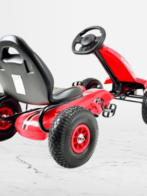 Carro a Pedal GO KART para Niños «PERHOUR» Red