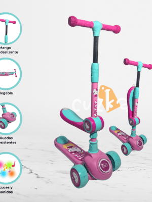 Scooter con Asiento para Niños «HELLO KITTY»