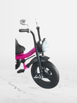 Triciclo Guiador para Niños «PUSHER» Pink