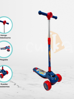 Scooter Plegable para Niños «HOT WHEELS» Bluetooh
