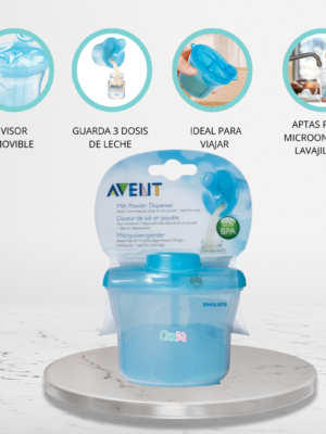 Set Vaso dosificador de leche AVENT «DOSE»