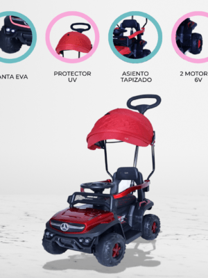Correpasillo a batería para Niño «ROWL» Red