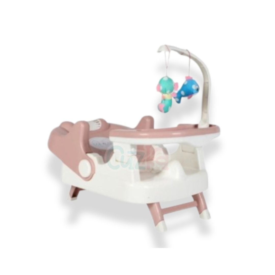 Silla de Comer 2 en 1 «TRANSPORTA» Pink - Imagen 2