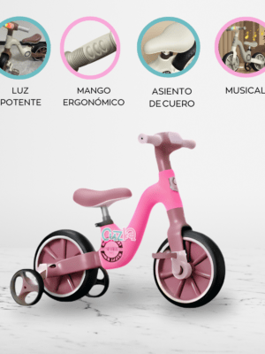 Bicicleta de Balance para Niños «LEARN2RIDE» Pink