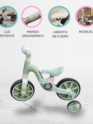 Bicicleta de Balance para Niños «LEARN2RIDE» Green