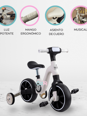 Bicicleta de Balance para Niños «LEARN2RIDE» Black