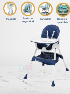 Silla de Comer «NORDICO» Blue