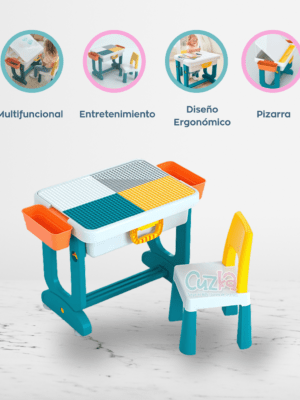 Silla y Mesa 3 en 1 para Niños «BLOCKING»