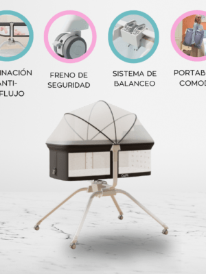 Cuna para Bebé «BABY SIESTA» Black