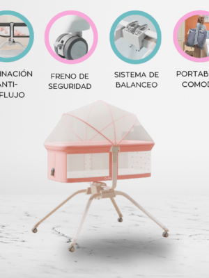 Cuna para Bebé «BABYSIESTA» Pink