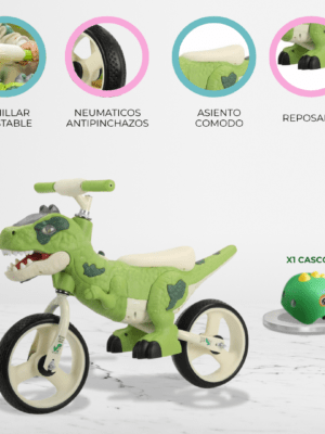 Bicicleta de Equilibrio «DINOSAURIO» Green