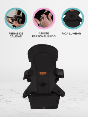 Mochila Porta Bebe «BASIC» Black