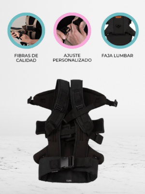 Mochila Porta Bebe «BASIC» Black