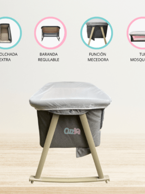 Cuna Colecho BABY KITS «Dream» Gray
