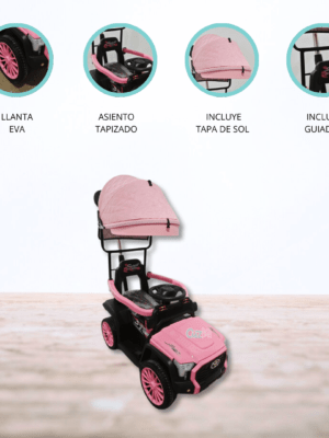 Correpasillo a batería para Niño «RUNNER» Pink