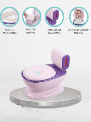 Bacín Musical para Niños «CLEANY» Pink