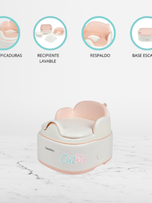Bacín 3 en 1 para Niños «IGUAZU» Rosa