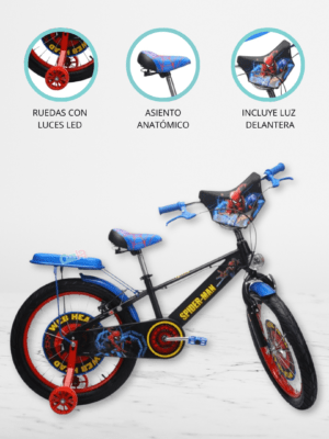Bicicleta Infantil Aro 20″ «SPIDER-MAN» Licenced