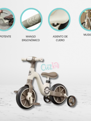 Bicicleta de Balance para Niños «LEARN2RIDE» Chocolate