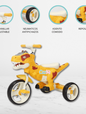 Bicicleta de Equilibrio «DINOSAURIO» ORANGE