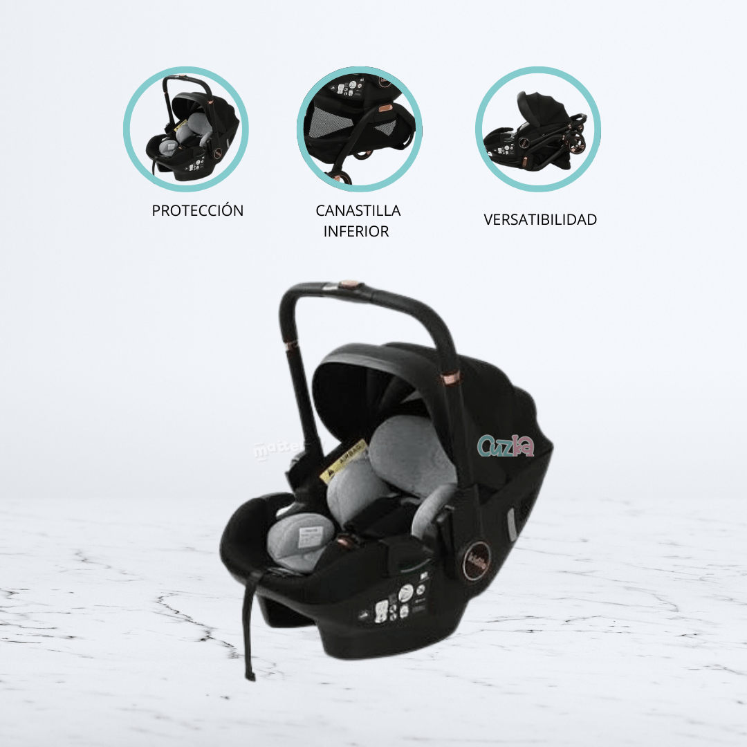 Coche 3 en 1 con Accesorios «DONNA PRO» Black - Imagen 2