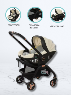 Coche 3 en 1 con Accesorios «DONNA PRO» KAKHI