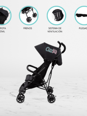 Coche Bastón para Bebés «FLY V2» Black