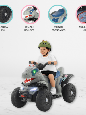 Cuatrimoto a Batería para Niños «BUGUE» gris
