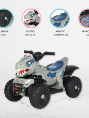 Cuatrimoto a Batería para Niños «BUGUE» gris