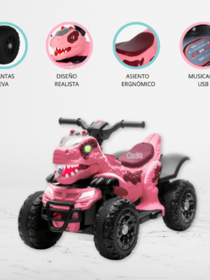 Cuatrimoto a Batería para Niños «BUGUE» Pink