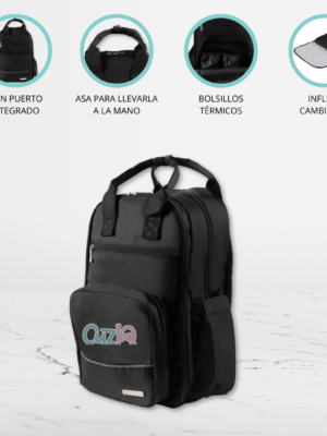 Mochila Pañalera para Bebé «PRAGA V2» Black