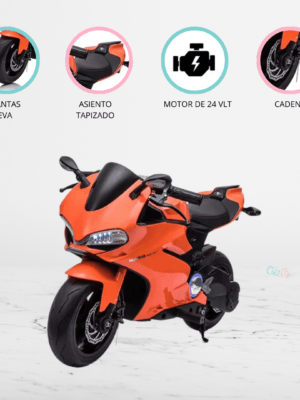 Moto a batería para niños «DUCATI » Orange