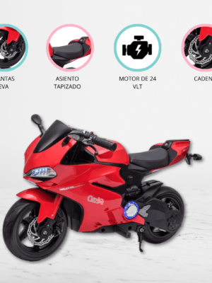 Moto a batería para niños «DUCATI» Red