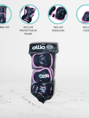 Set de Protección para Niños « Confort Pro» Black/Pink