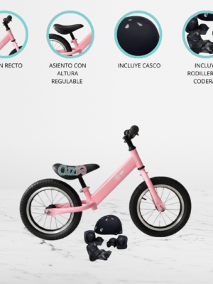 Bicicleta de Equilibrio con Accesorios «BALANCE PRO» Pink